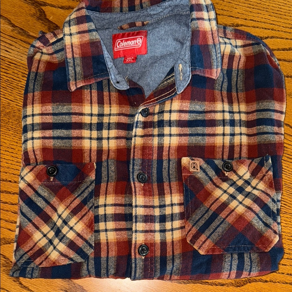 Coleman Multicolor Plaid Flannel Shirt